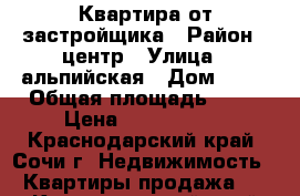 Квартира от застройщика › Район ­ центр › Улица ­ альпийская › Дом ­ 70 › Общая площадь ­ 23 › Цена ­ 1 360 000 - Краснодарский край, Сочи г. Недвижимость » Квартиры продажа   . Краснодарский край,Сочи г.